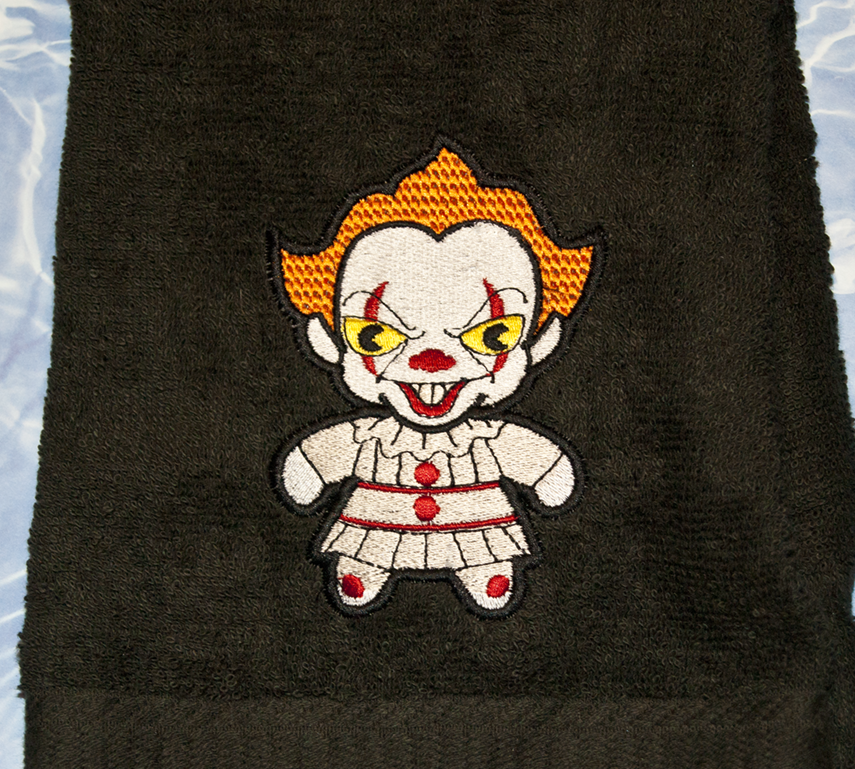 Chibi Evil Clown Hand Towel
