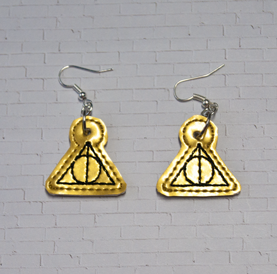 Death Emblem Earrings