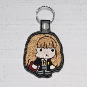 Wizard Girl Key Fob