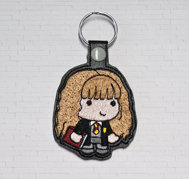 Wizard Girl Key Fob