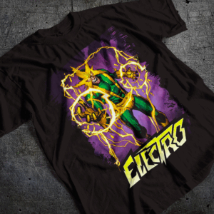 Electric Guy Graphic Shirt Mockup
