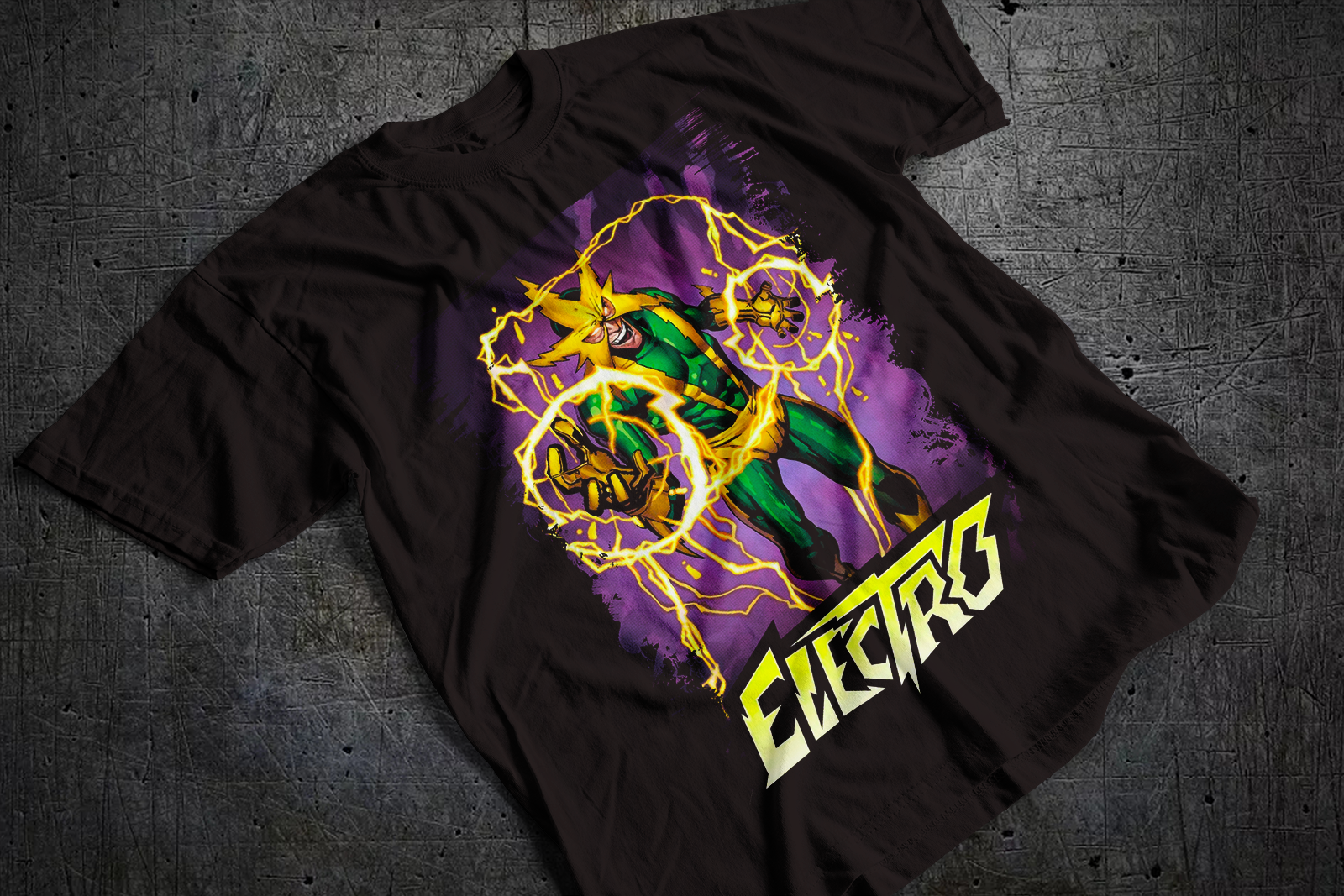 Electric Guy Graphic Shirt Mockup