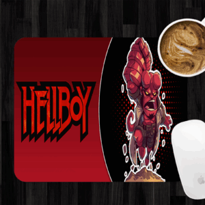 Red Demon Mousepad Mockup