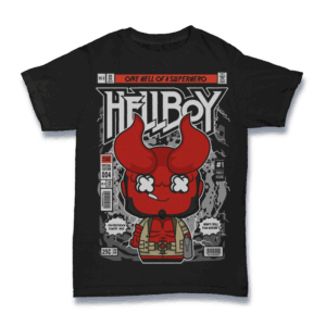 Red Demon Comic Shirt Mockup