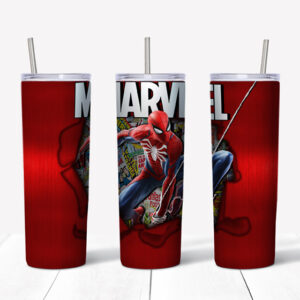 Spider Guy Break Through Tumbler Mockup