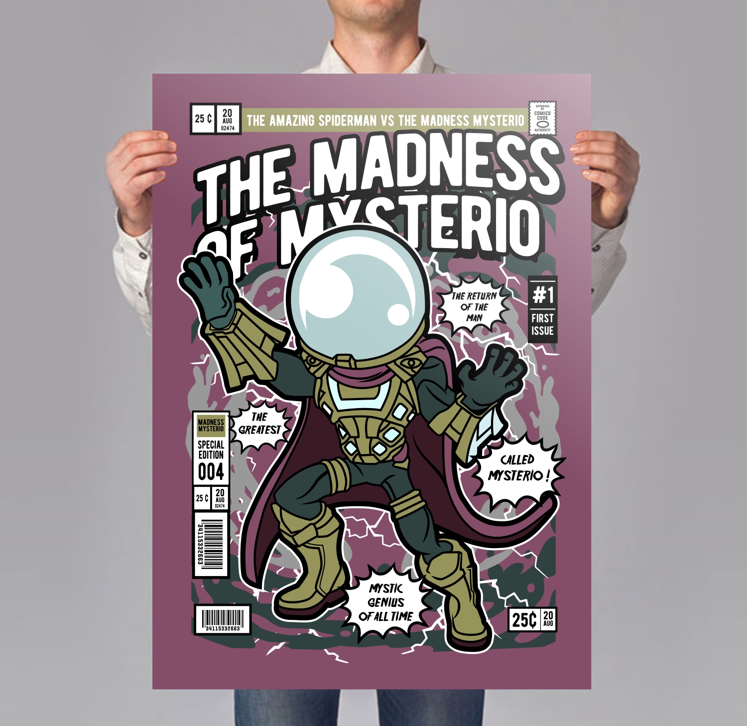 The Madness Art Print Mockup