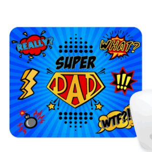 Super Dad Mousepad Mockup