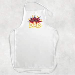 Super Dad Apron Mockup