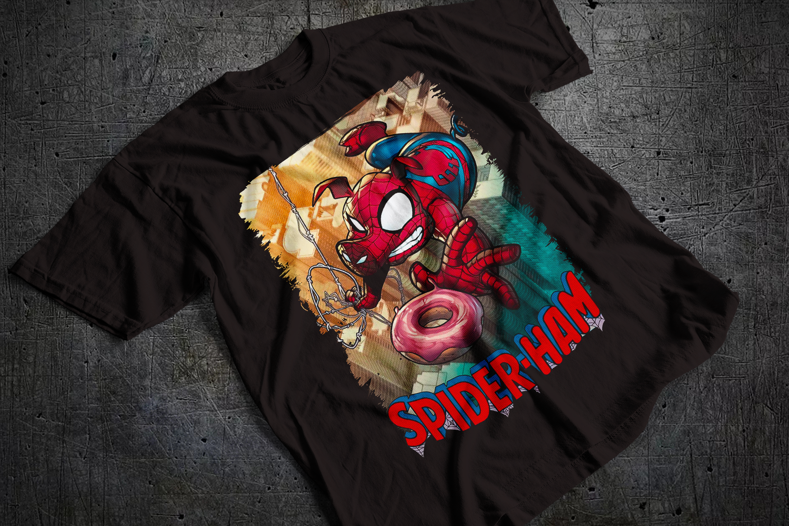 Spider Pig Shirt Mockup