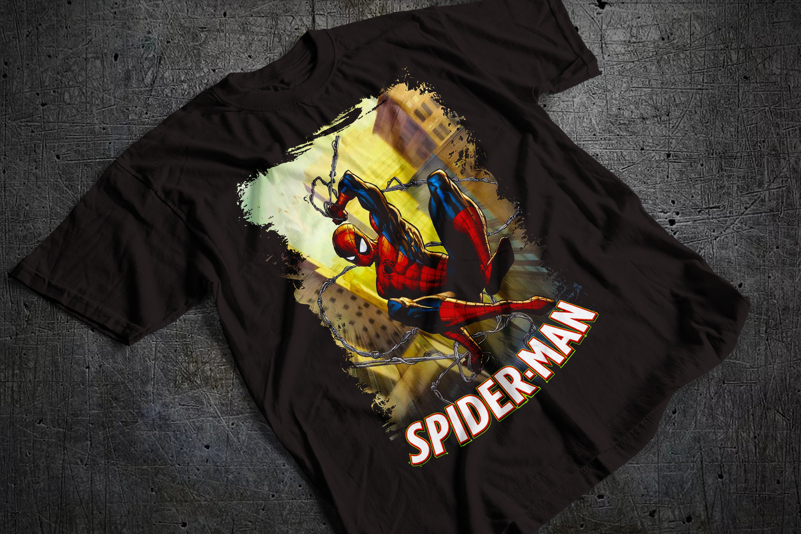 Spider Guy Graphic Shirt Mockup