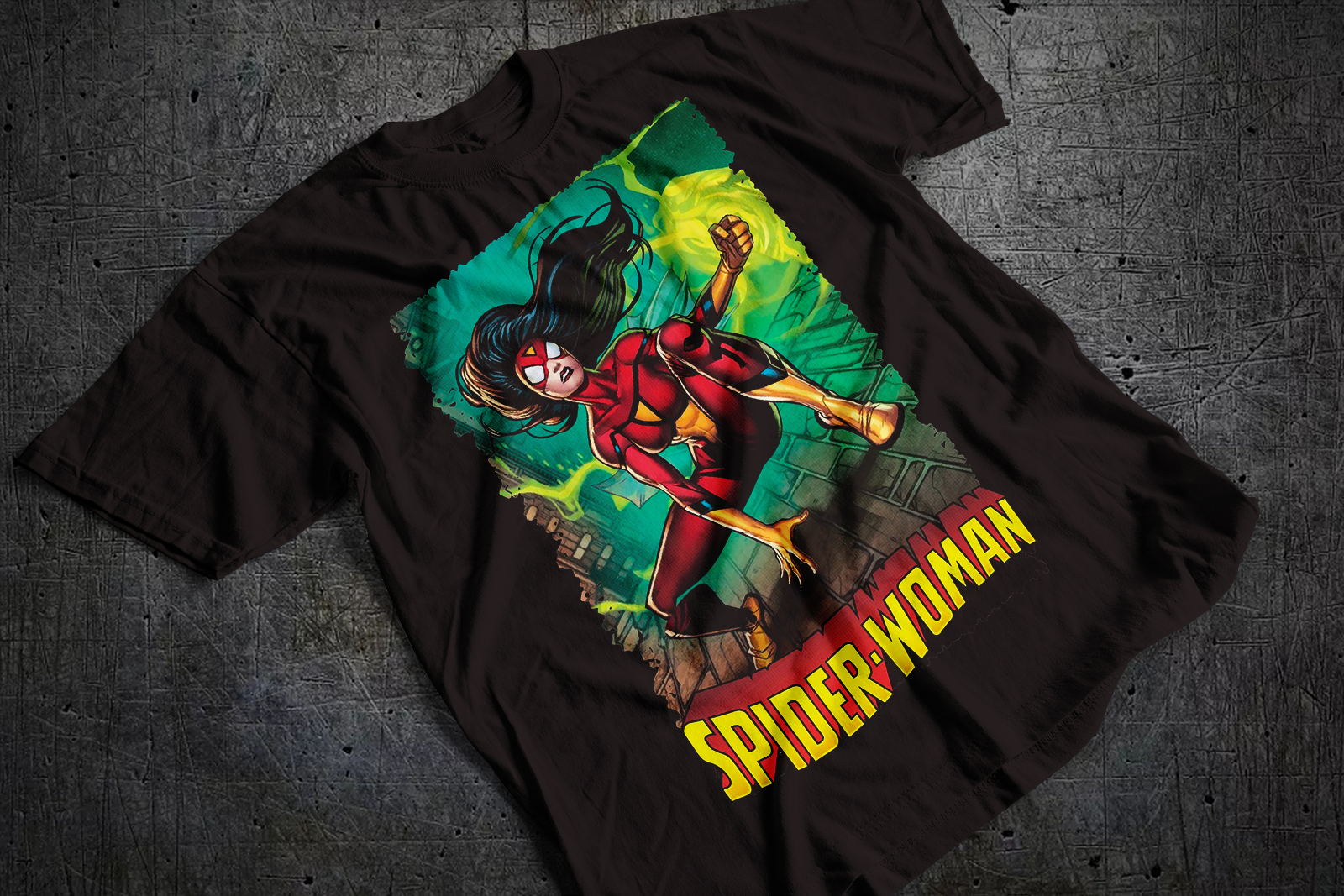 Lady Spider Shirt Mockup