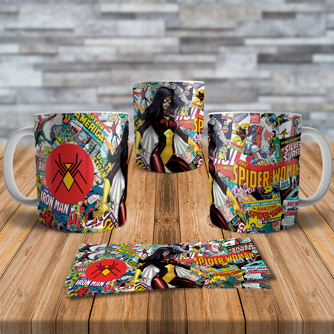 Web Woman Mug Mockup