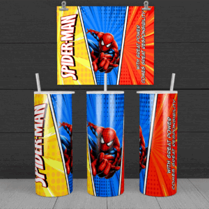 With Great Power Tumbler Mockup
