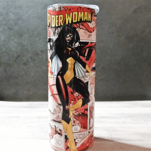 Web Woman Tumbler Mockup