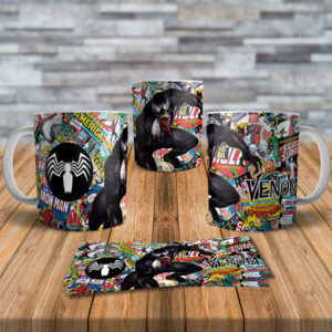 Symbiote Comic Mug Mockup