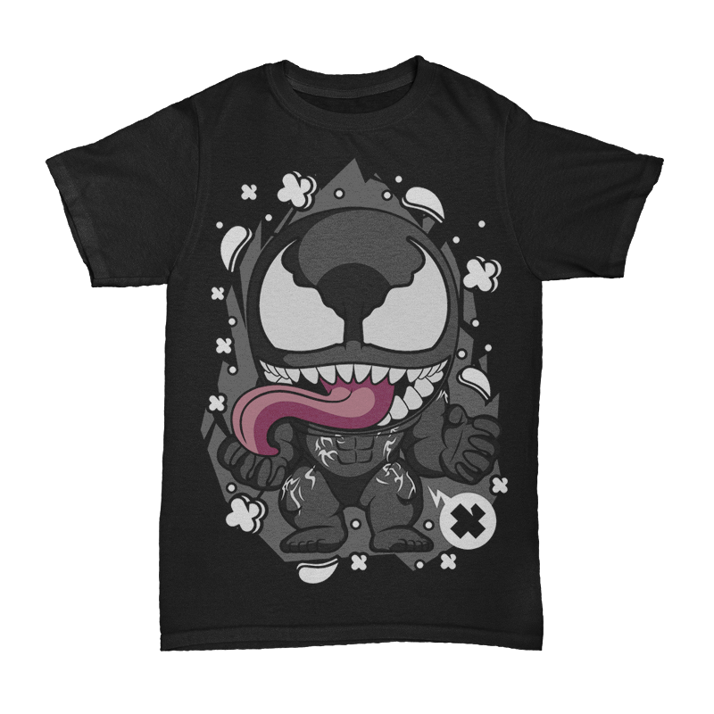 Symbiote Guy Shirt Ver. 2 Mockup