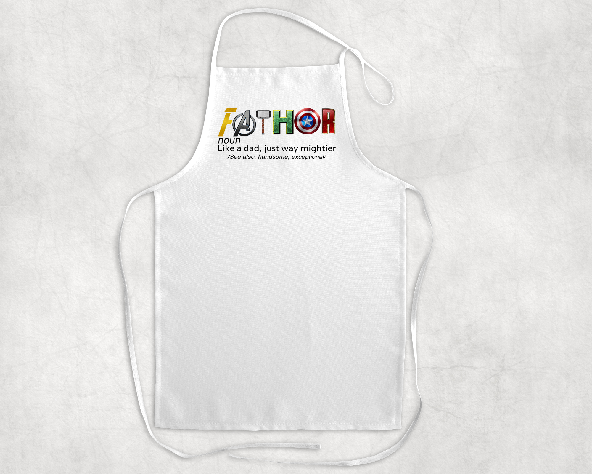 Father Superhero Apron