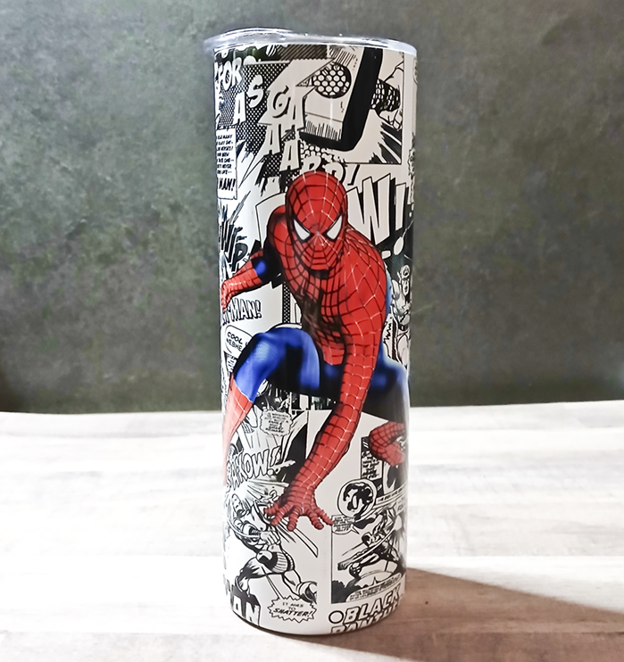 Spider Guy Comic Tumbler