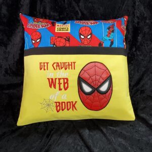 Get Caught In The Web Of A Book Reading Pillow