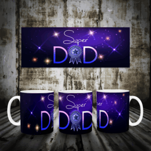 Super Dad Mug Mockup
