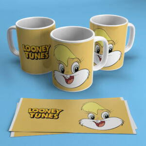 Girl Bunny Face Mug Mockup