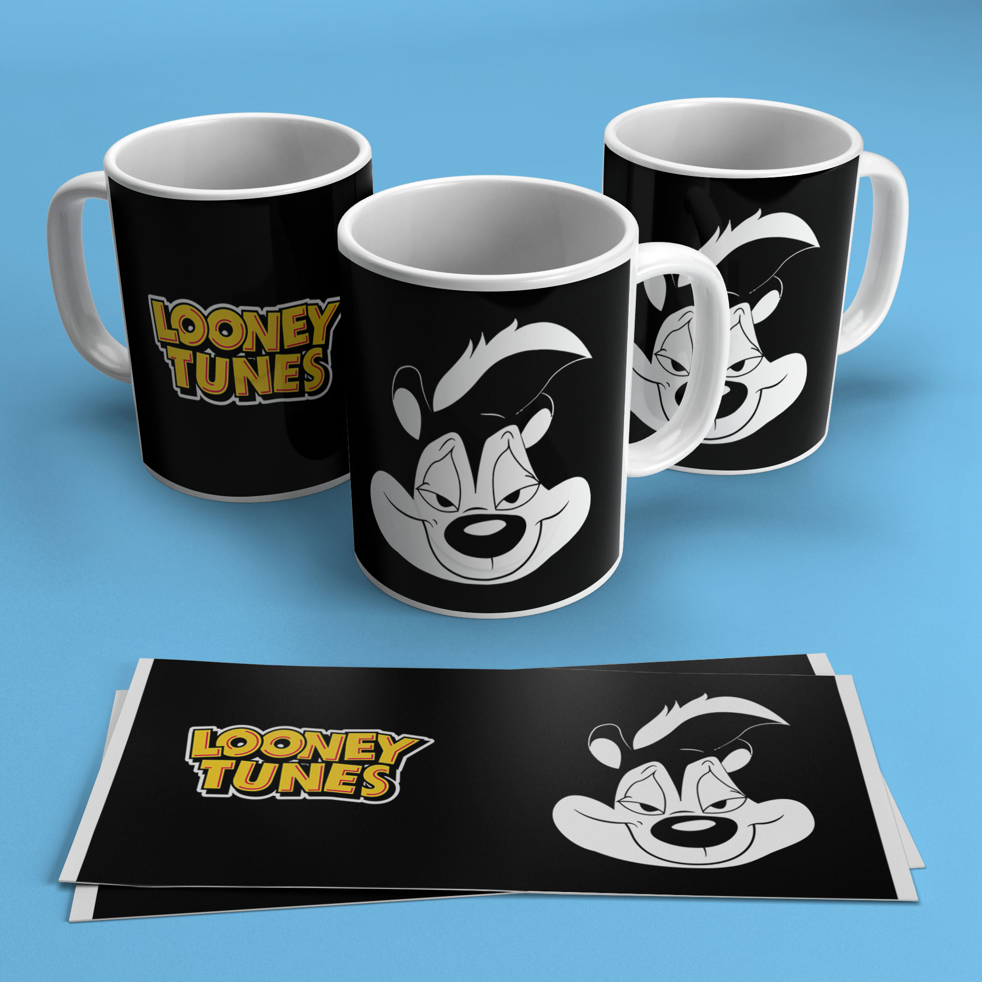 Sauve Skunk Face Mug Mockup