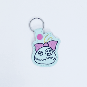 Rag Doll Head Key Fob