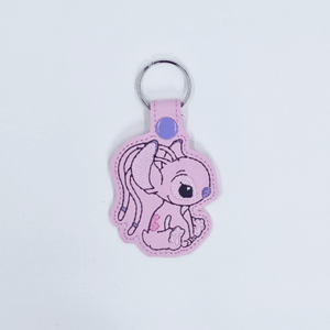 Pink Alien Key Fob