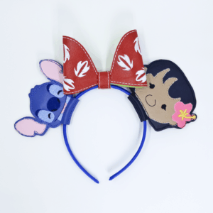 Blue Alien & Hawaiian Girl Headband