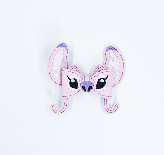 Pink Alien Hair Bow