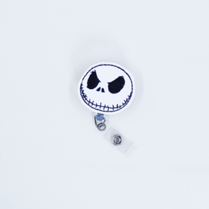 Pumpkin King Badge Clip