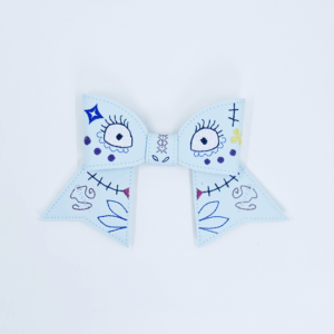 NMBC Sugar Skull Rag Doll Cheer Bow
