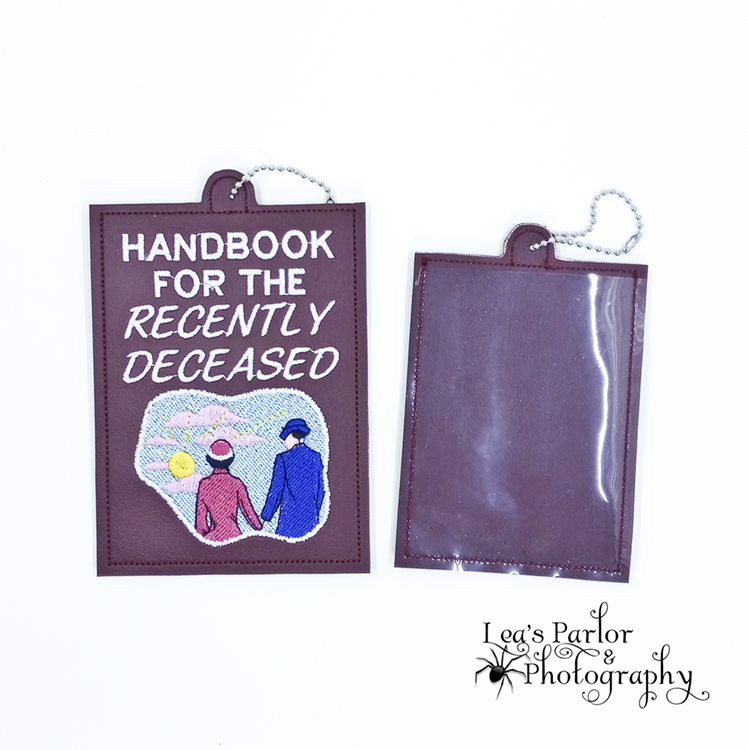 Handbook For The Recently Deceased Card Holder