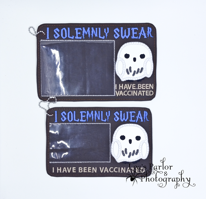 I Solemnly Swear Vaccination Card Holder