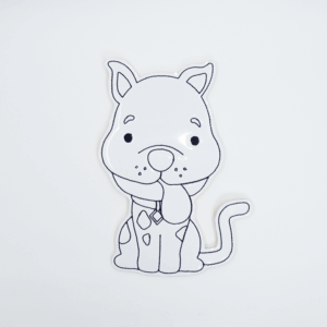 Detective Dog Color Tile