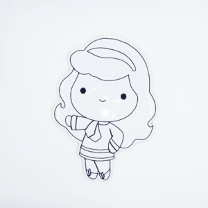 Girl Detective Color Tile