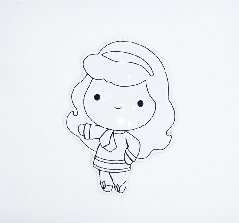 Girl Detective Color Tile