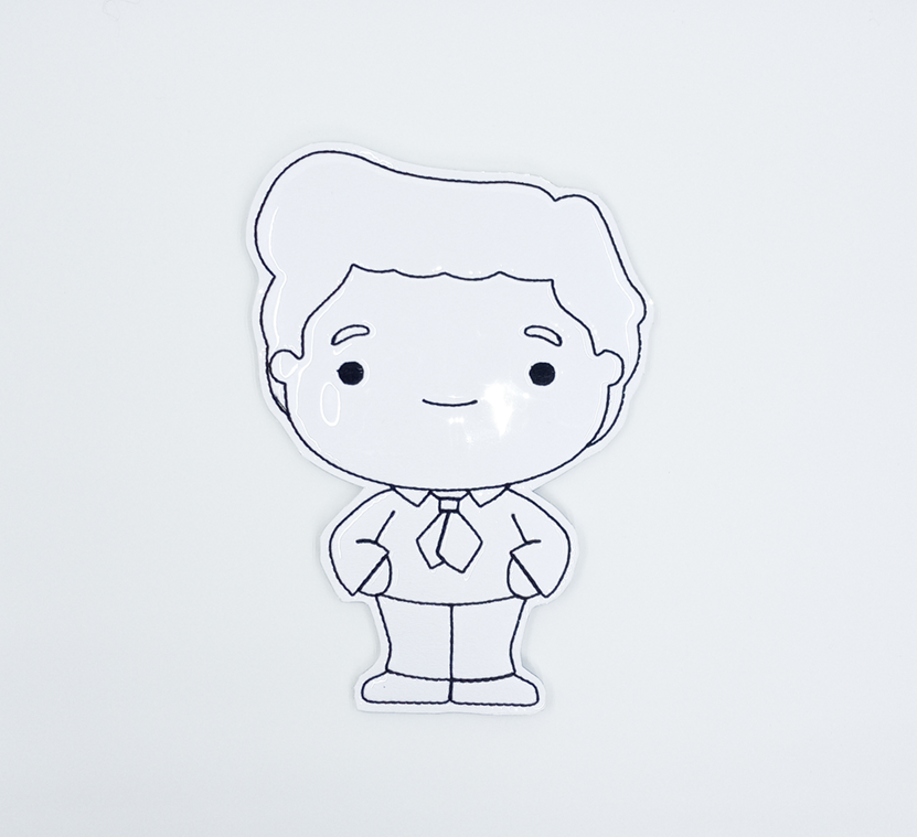 Guy Detective Color Tile