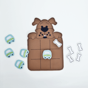 Detective Dog Tic Tac Toe Set