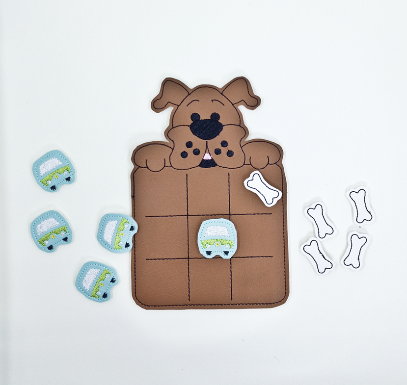 Detective Dog Tic Tac Toe Set