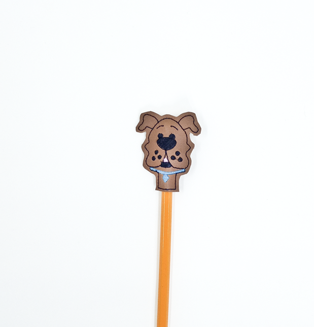 Dog Detective Pencil Topper
