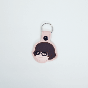Brainy Girl Detective Key Fob
