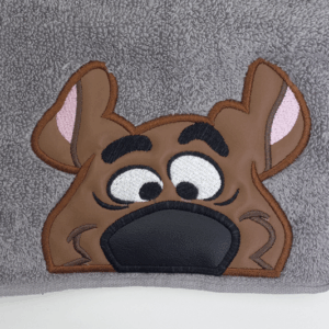 Detective Dog Hooded Towel