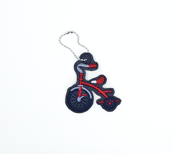 Red Tricycle Bag Dangle