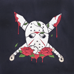 Floral Hockey Mask Canvas