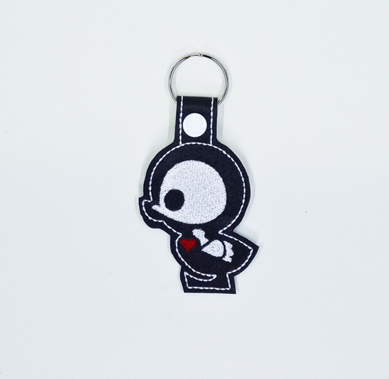 Skeleton Duck Key Fob
