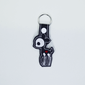 Skeleton Deer Key Fob
