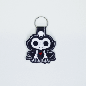 Skeleton Frog Key Fob
