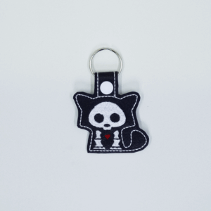 Skeleton Fox Key Fob