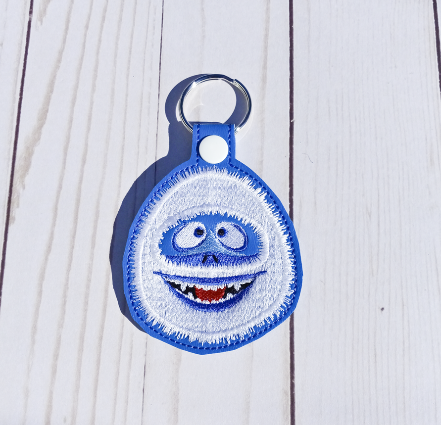 Snow Monster Key Fob